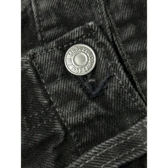 Vtg 90s Levi's 501 XX Women's Black Denim Jeans Button Fly Faded 30x32 (29x32.5) - Picture 8 of 16
